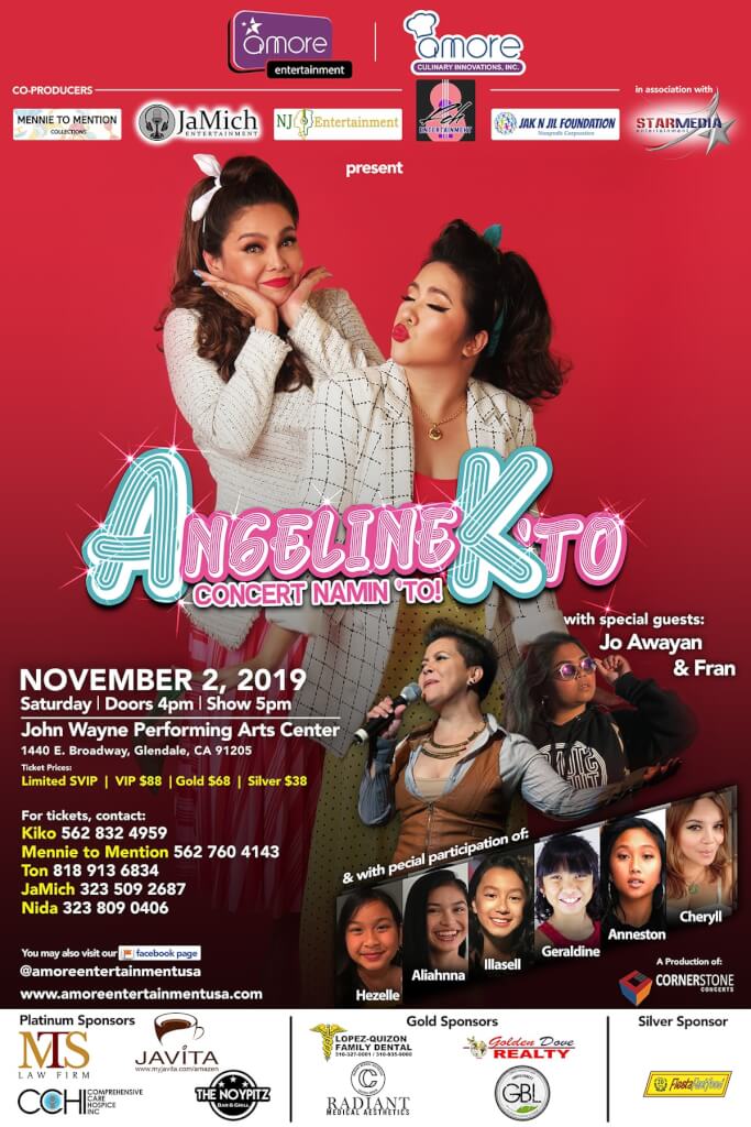 Angeline K'to Concert US Tour