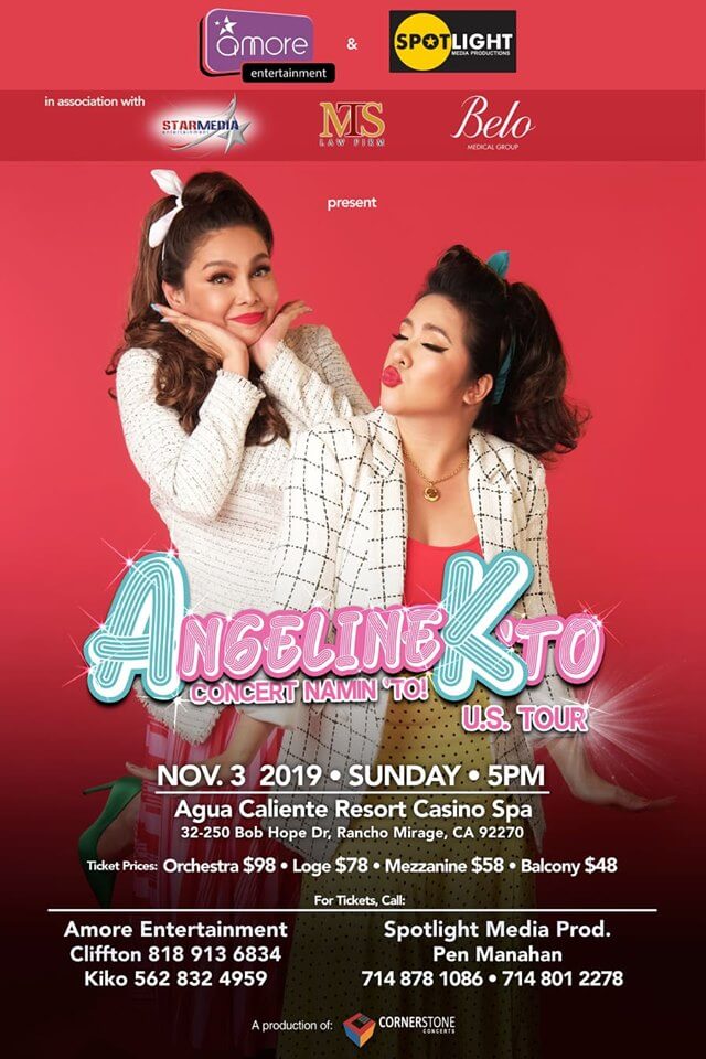 Angeline K'to Concert US Tour